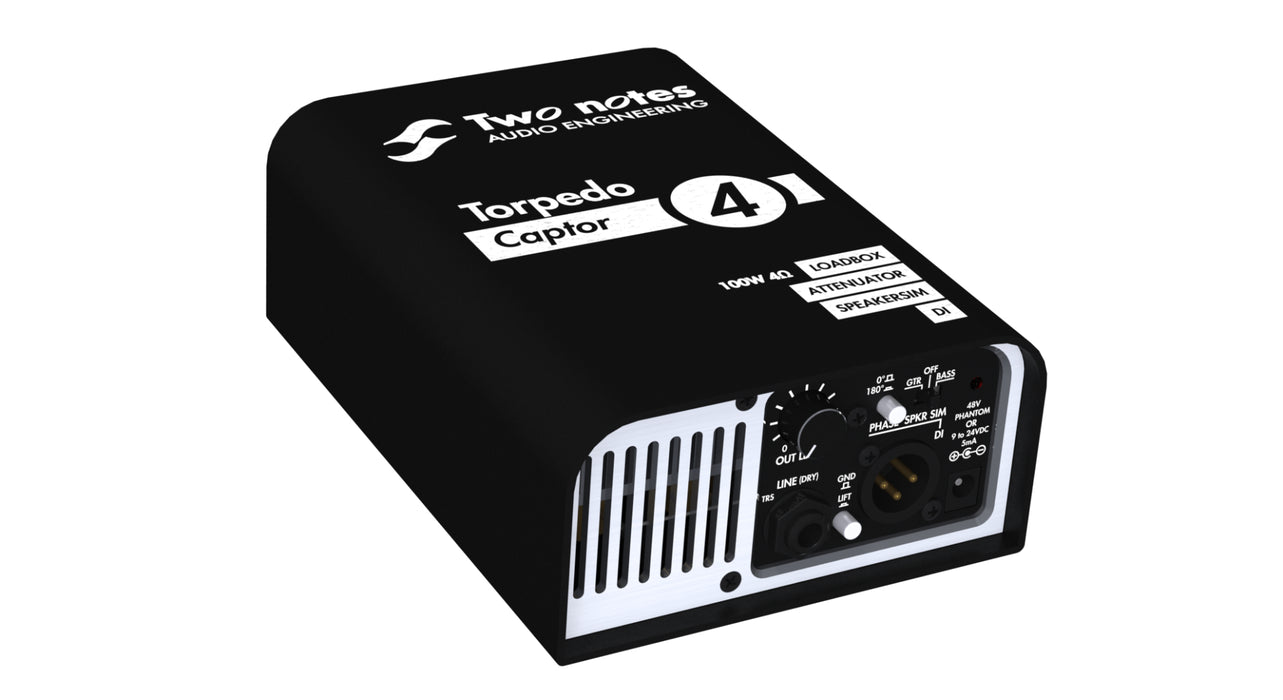 Two Notes Captor 4 Ω Loadbox/Attenuator/Speakersim/DI - Pedal Empire