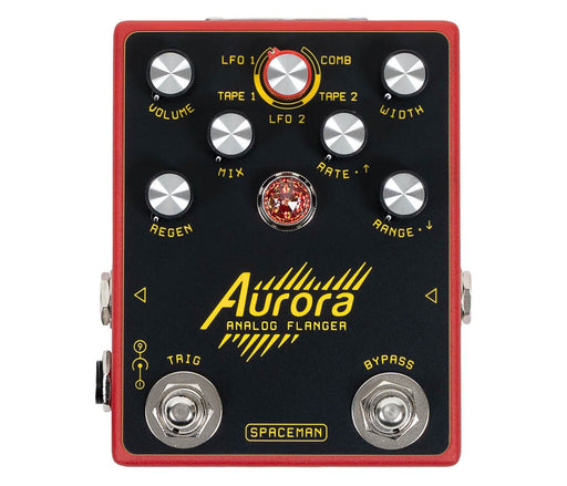 Spaceman Aurora Analog Flanger- Std Red - Pedal Empire