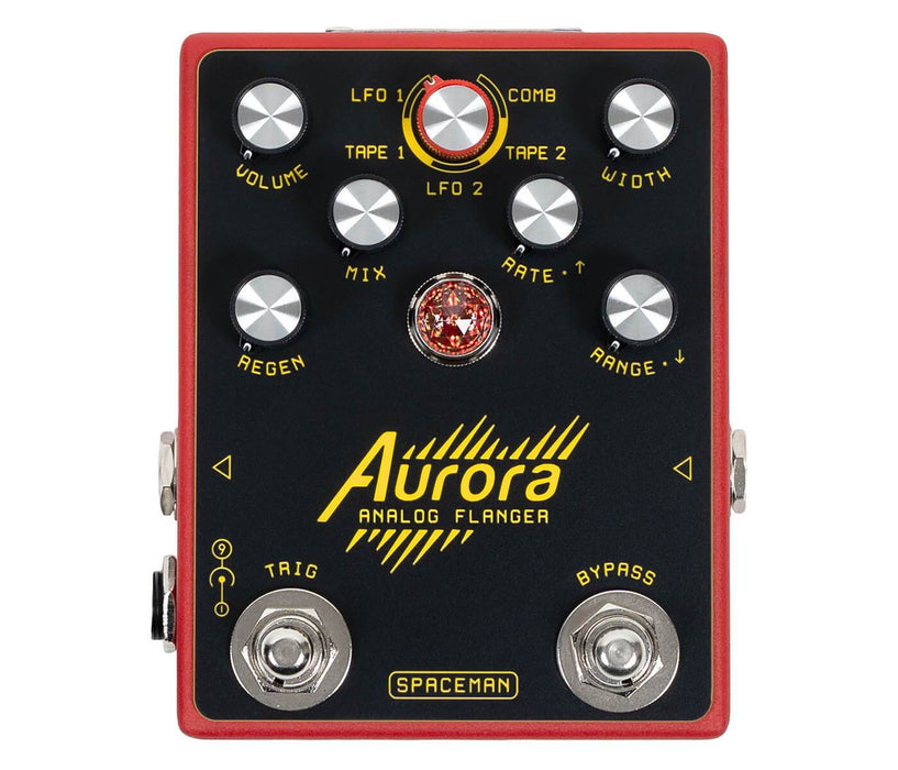 Spaceman Aurora Analog Flanger- Std Red - Pedal Empire