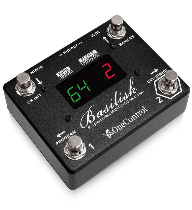 One Control Basilisk Programmable MIDI Controller - Pedal Empire