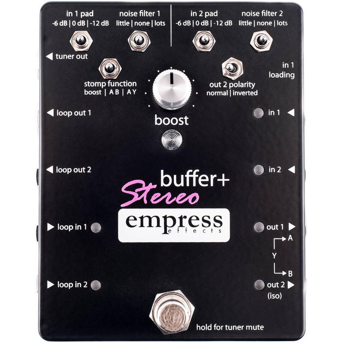 Empress Effects Buffer + Stereo - Pedal Empire