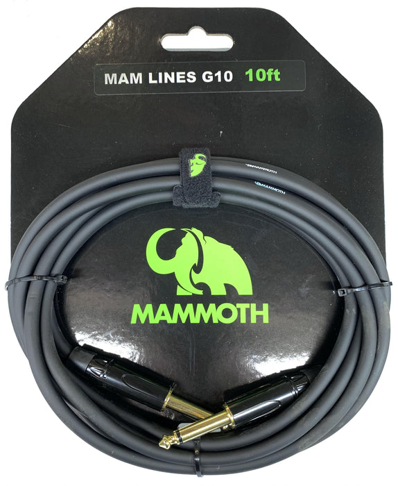 Mammoth 10Ft Instrument Cable