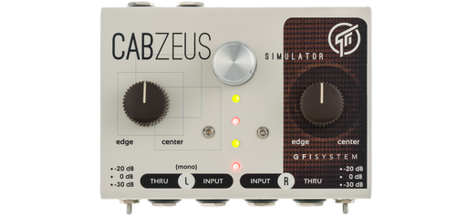 GFI SYSTEM Cabzeus Stereo Speaker Simulator + DI Box - Pedal Empire