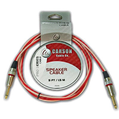 Carson 5ft Jumbo Speaker Cable - Pedal Empire
