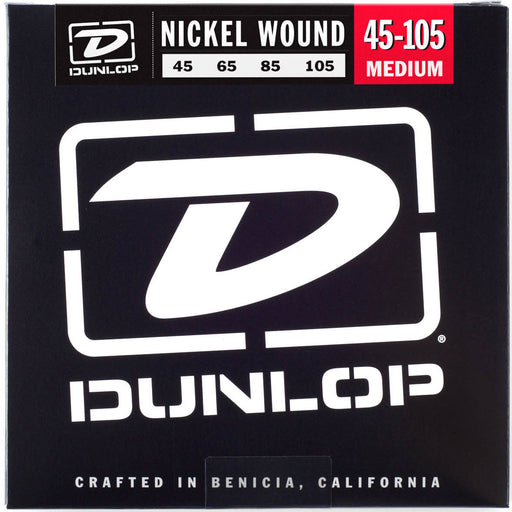 Dunlop Nickel-Wound Bass Guitar Strings (45-105) - Pedal Empire