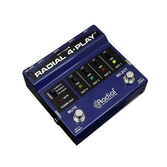 Radial Engineering 4-Play DI for Multi-Instrumentalists - Pedal Empire