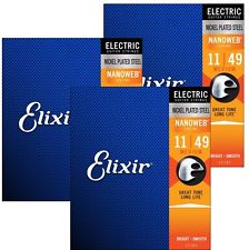 Elixir Nanoweb 11-49 Electric Guitar Strings - Pedal Empire