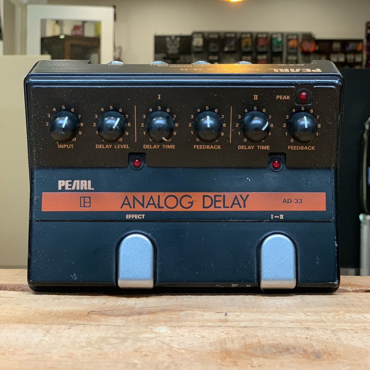 PEARL ANALOG DELAY AD-33 アナログディレイ VINTAGE Pearl AD-33 Analog Delay — Pedal Empire