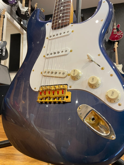 Pre Loved Fender Stratocaster St 80 SPL Blue Black Velvet  2002/04