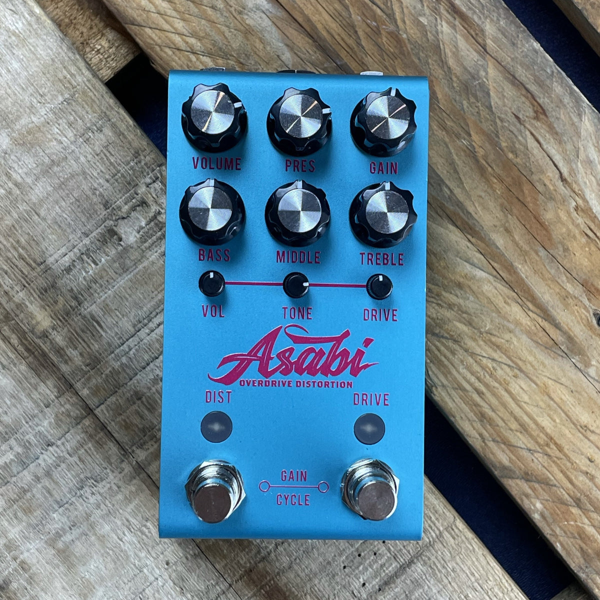 JACKSON AUDIO ASABI OVERDRIVE DISTORTION LIMITED BLUE/PINK!