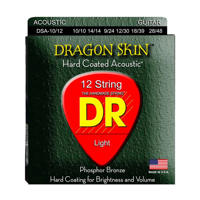 DR Strings Dragon Skin 12 String Acoustic Guitar Strings