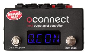 Disaster Area Designs qConnect Quarter-Inch MIDI Interface and Controller - Pedal Empire