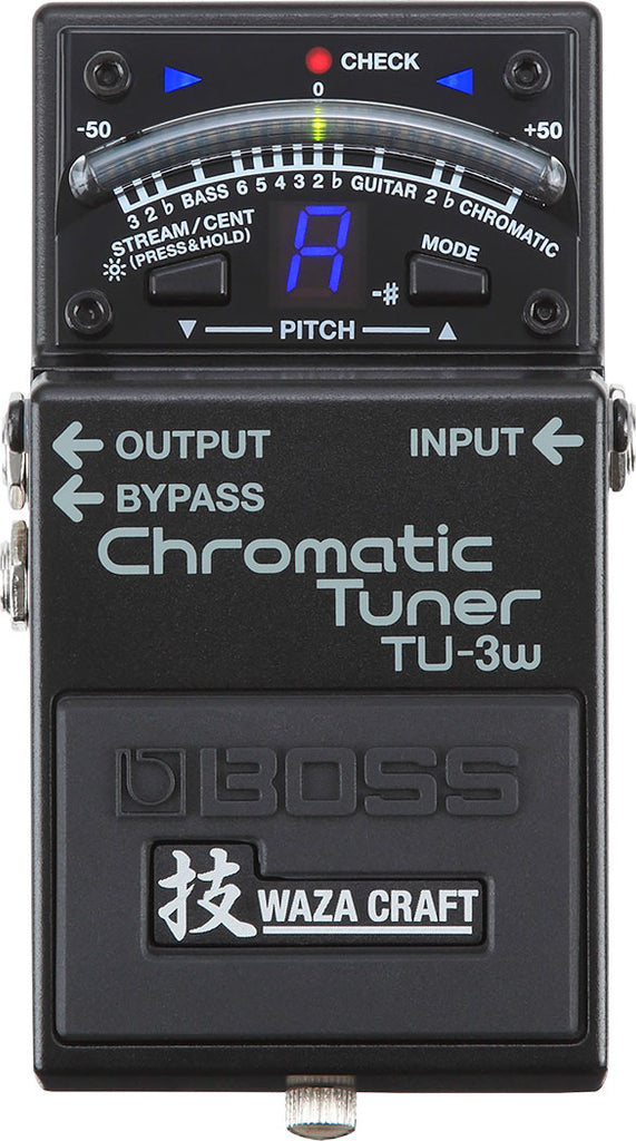 ギター BOSS Chromatic Tuner TU-3W Waza Craft Amazon.com: BOSS TU-3W Waza Craft Compact Chromatic Tuner