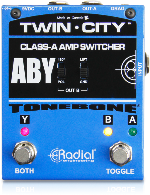 Radial Engineering Twin City ABY Class A Amp Switcher - Pedal Empire
