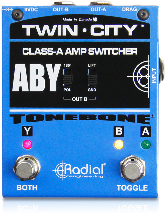 Radial Engineering Twin City ABY Class A Amp Switcher - Pedal Empire